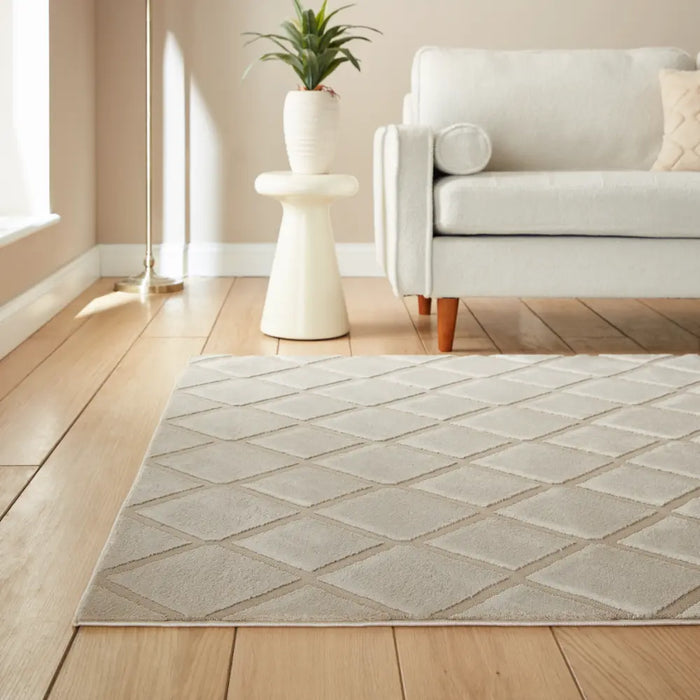 Cosy Diamond Natural - Washable