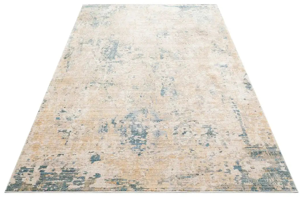 Concept Looms essence essc04 gold teal Blue, Yellow, Teal Living Room  Rug.