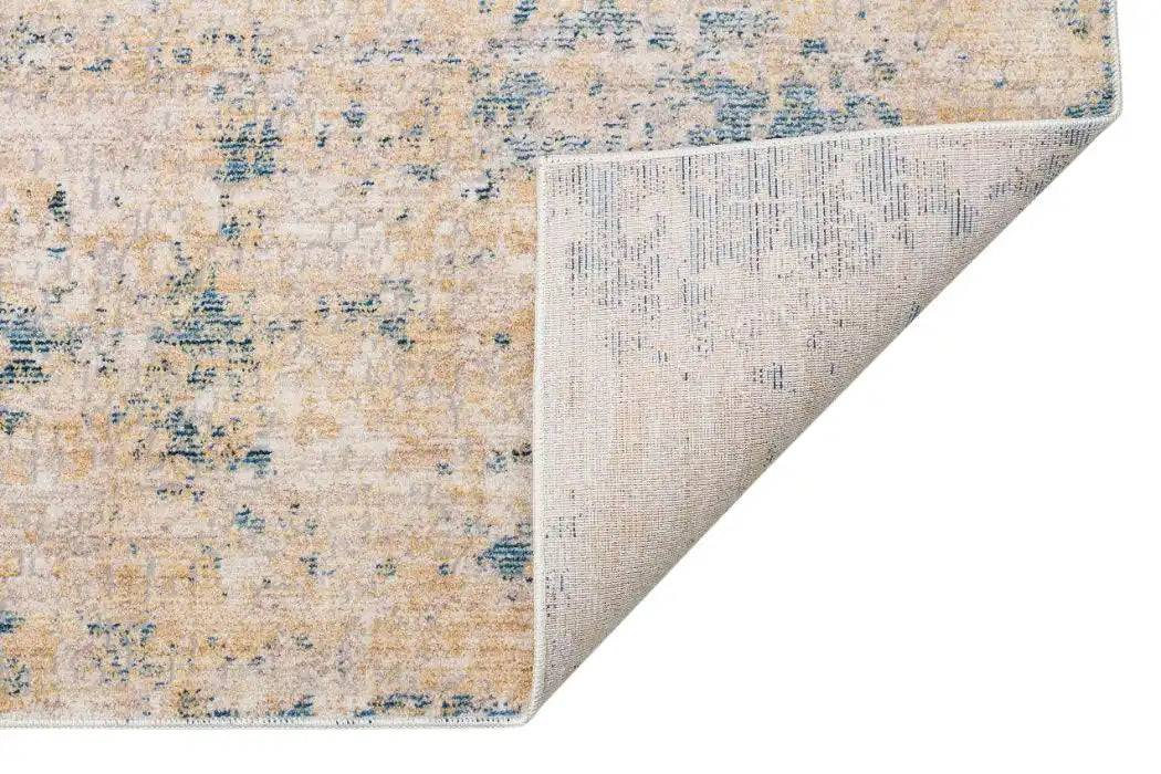 Concept Looms essence essc04 gold teal Blue, Yellow, Teal Living Room  Rug.