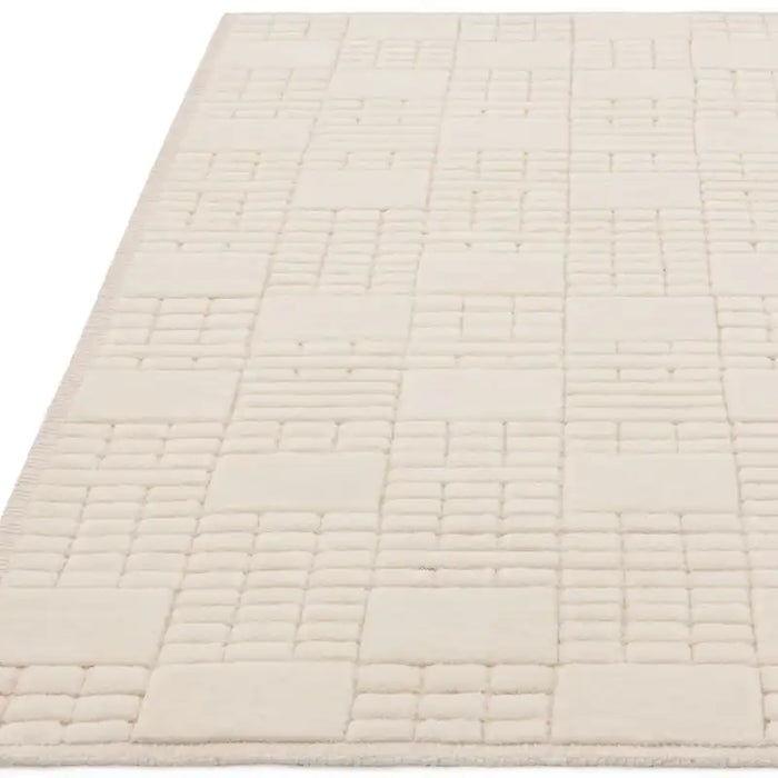Asiatic empire neutral Ivory Living Room Wool Rug.