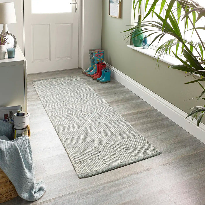 Origins estelle sky grey Grey Living Room Geometric Rug.