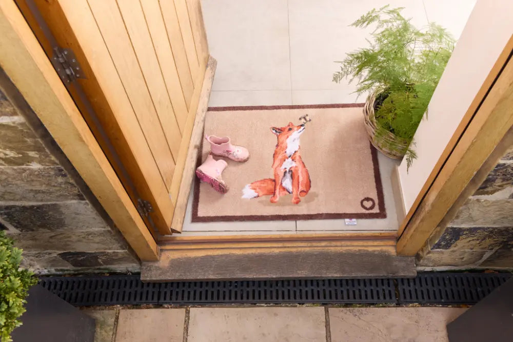 Patterned Hug Rug Ginger Fox