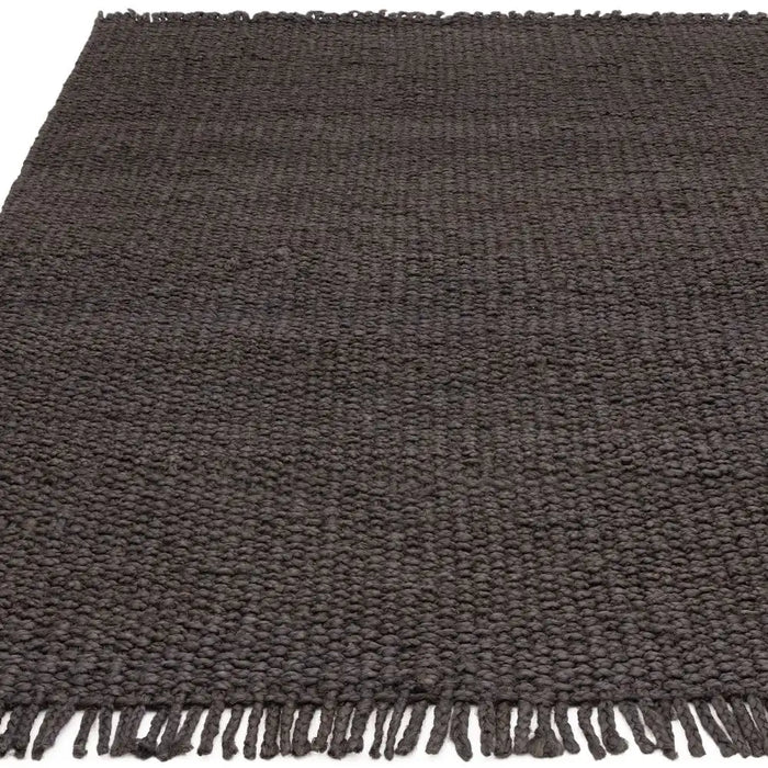 Asiatic grove charcoal Grey Outdoor Natural Fibre Rug.
