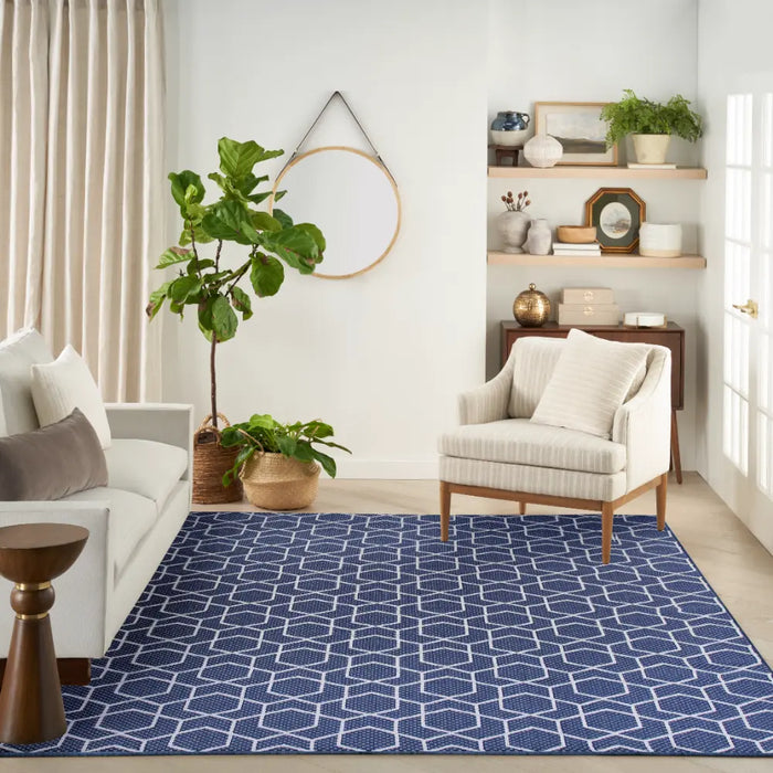 HORIZON INDOOR/OUTDOOR HOZ01 Navy Indoor Outdoor