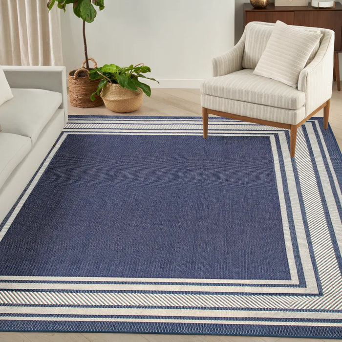 HORIZON INDOOR/OUTDOOR HOZ03 Navy Indoor Outdoor