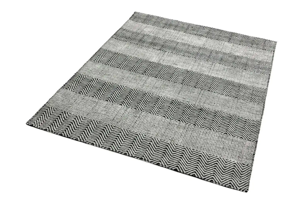 Asiatic ives modern rug grey Grey Living Room Striped Rug.