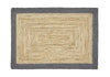 Origins origins jute jute border grey Brown, Beige Outdoor  Flat Weave Rug.