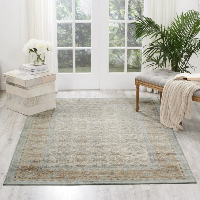 Nourison malta mai09 slate Grey Living Room Rug.
