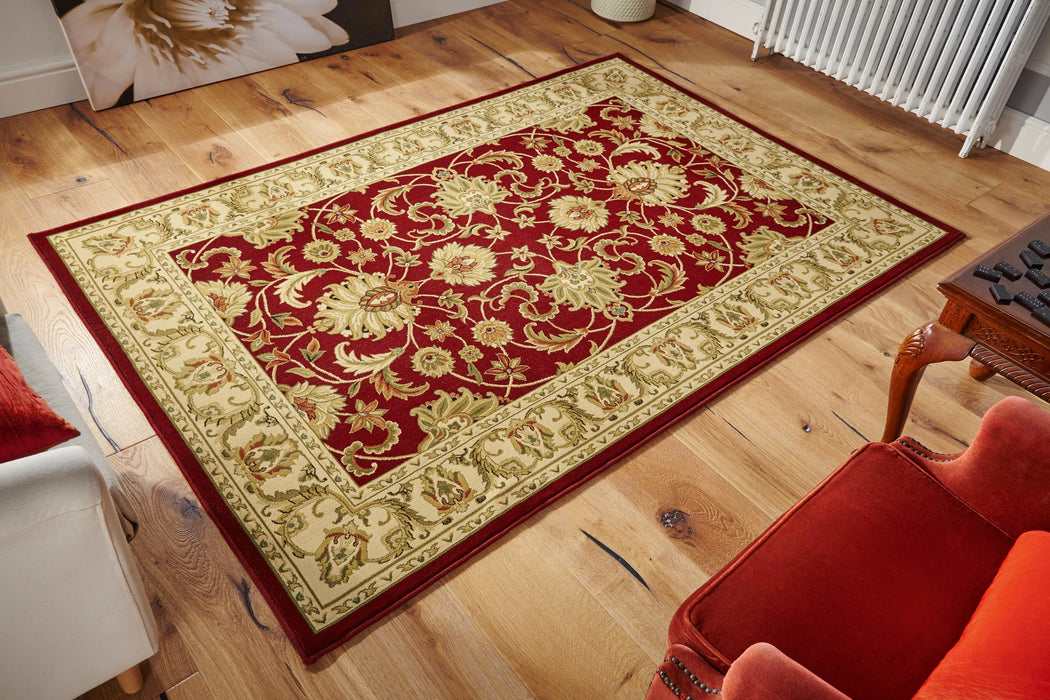 Oriental Weavers kendra 45 m Beige, Red Living Room Rug.