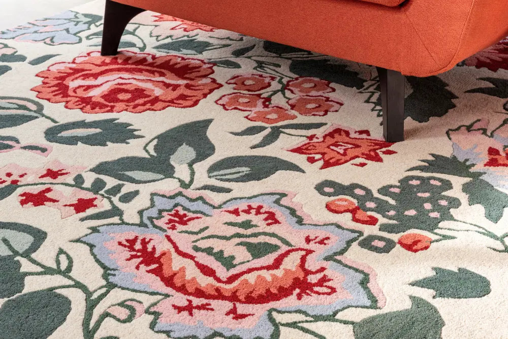 Wendling Floral Laura Ashley Poppy Red 083100 Rug