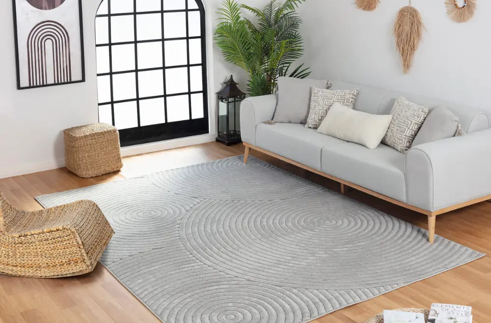 KOANA In- & Outdoor Scandi Modern Grey Rug