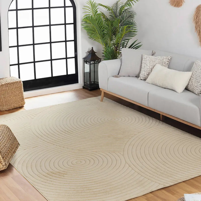 KOANA In- & Outdoor Scandi Modern Beige Rug