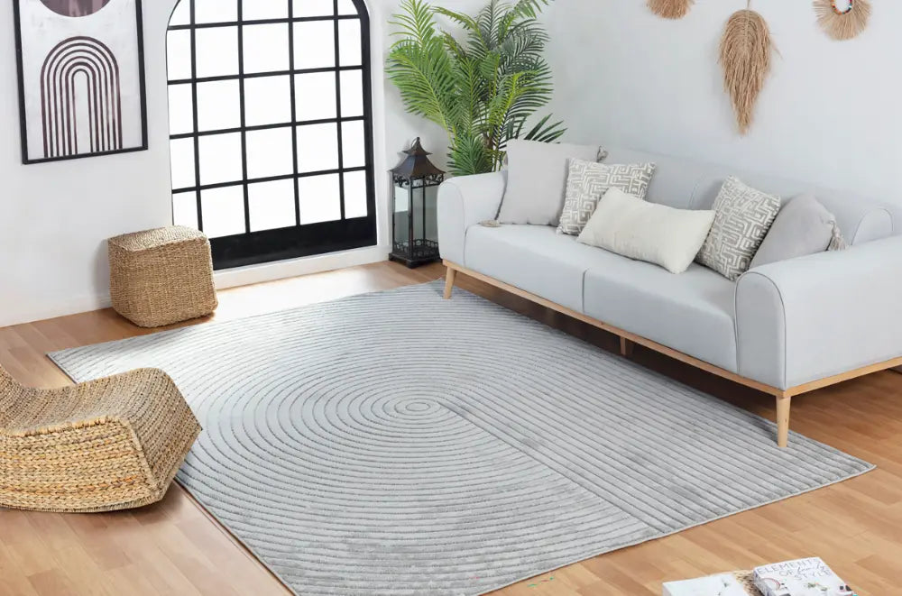 EMIKO In- & Outdoor Scandi Modern Grey Rug