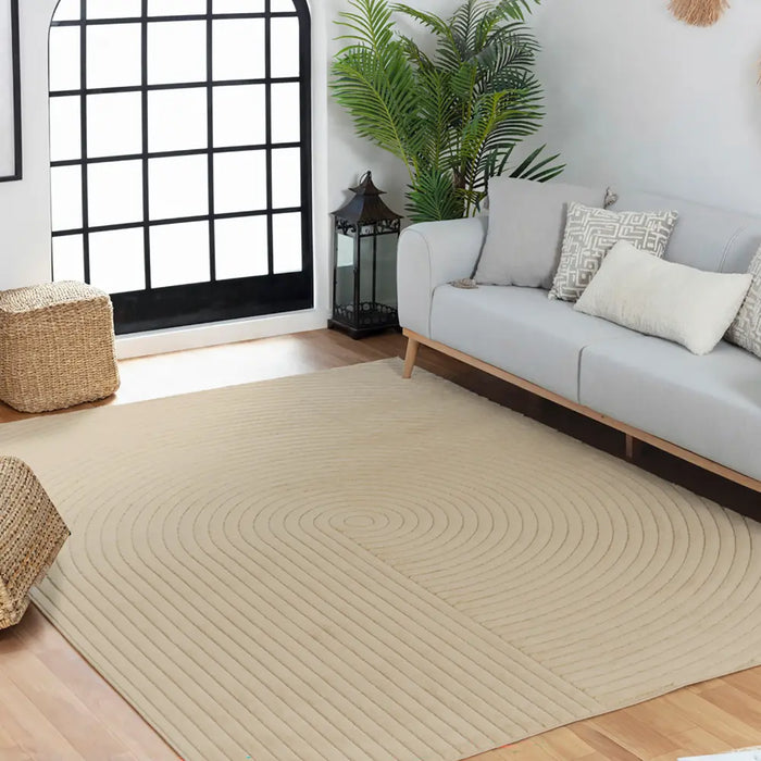 EMIKO In- & Outdoor Scandi Modern Beige Rug