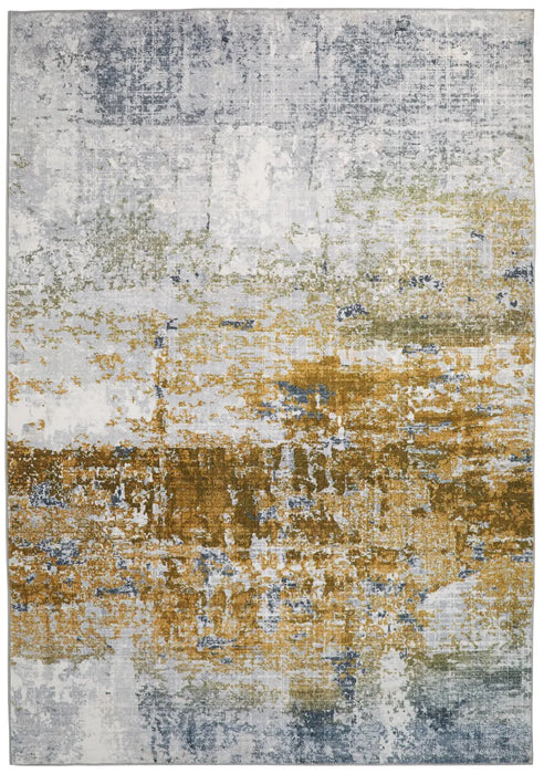 Lux Washable LUX09 Ivory Gold Rug