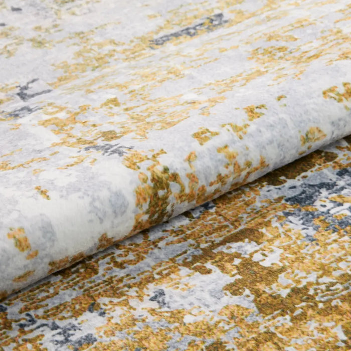 Lux Washable LUX09 Ivory Gold Rug