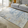 Lux Washable LUX10 Grey Yellow Rug