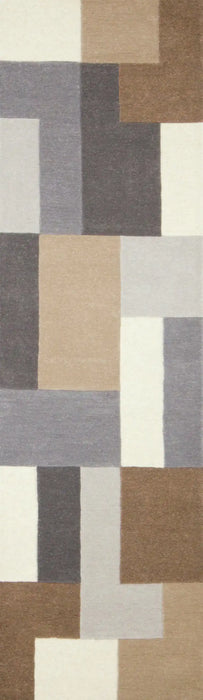Oriental Weavers lexus neutral Brown, Grey, Beige, Multicoloured Living Room Wool Rug.