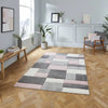 Think Rugs matrix think mt61 grey rose Grey, Pink Living Room  Rug.