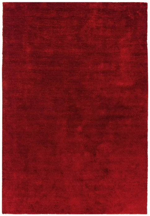 Asiatic milo red Red Living Room Shaggy Rug.