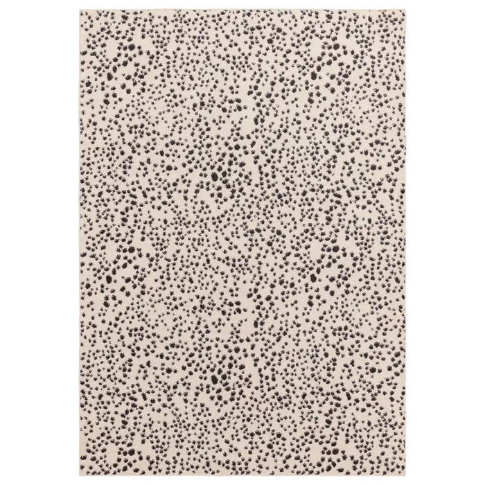 Asiatic muse mu11 black spotty Black, Cream Living Room Geometric Rug.