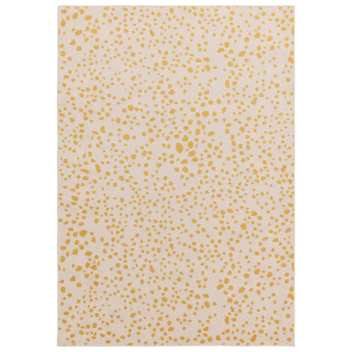 Asiatic muse mu12 yellow spotty Yellow Living Room Geometric Rug.