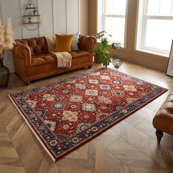 Oriental Weavers nomad ow 4601 s Multicoloured, Red Living Room Rug.