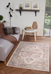 URCO nova urco 9207 cream Multicoloured, Cream Living Room Moroccan Rug.
