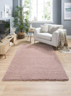 My Mats buddy nude pink Pink Living Room Shaggy Rug.