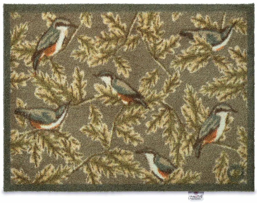Patterned Hug Rug Nuthatch 1