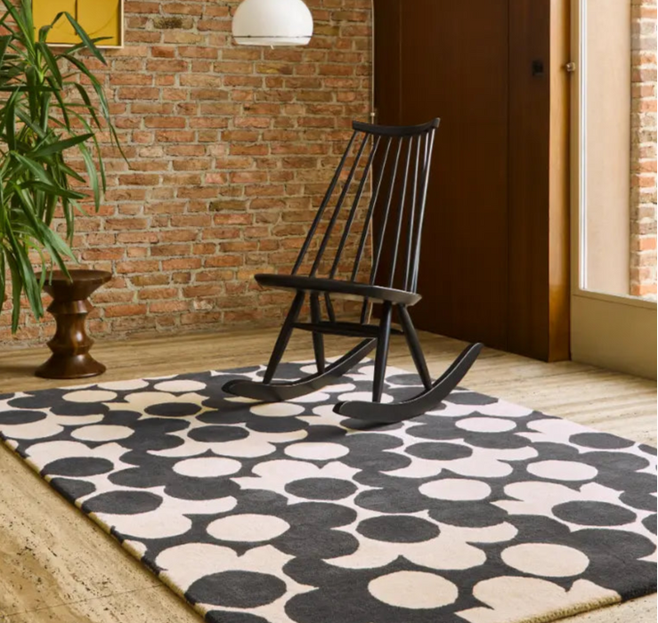 Orla Kiely Puzzle Flower Slate 060905 Rug