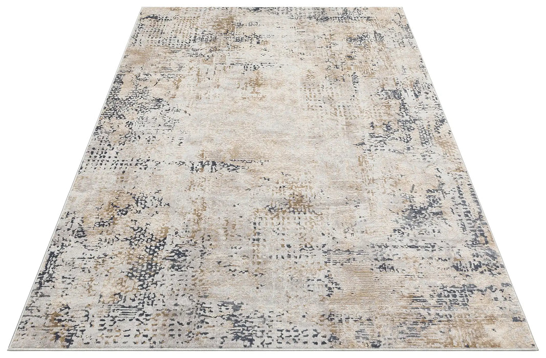 Concept Looms pollo poll106 silver grey Grey Living Room Rug.
