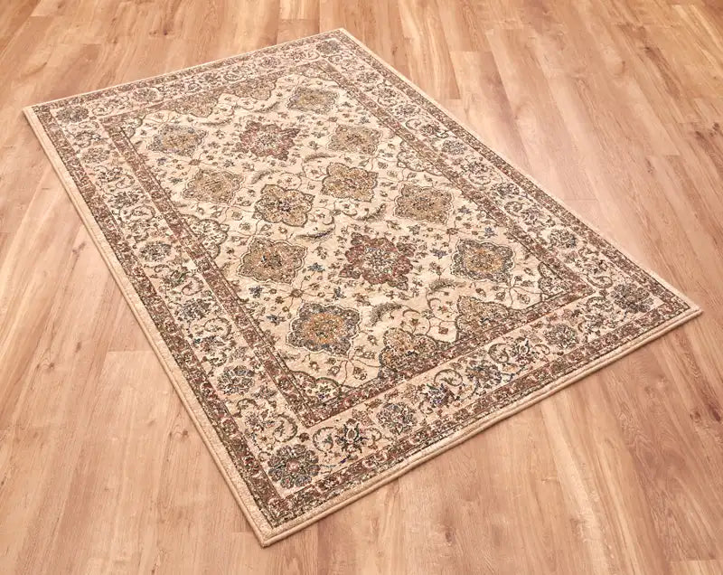 Mastercraft da vinci 57163 6464 cream beige Beige, Ivory Living Room Rug.