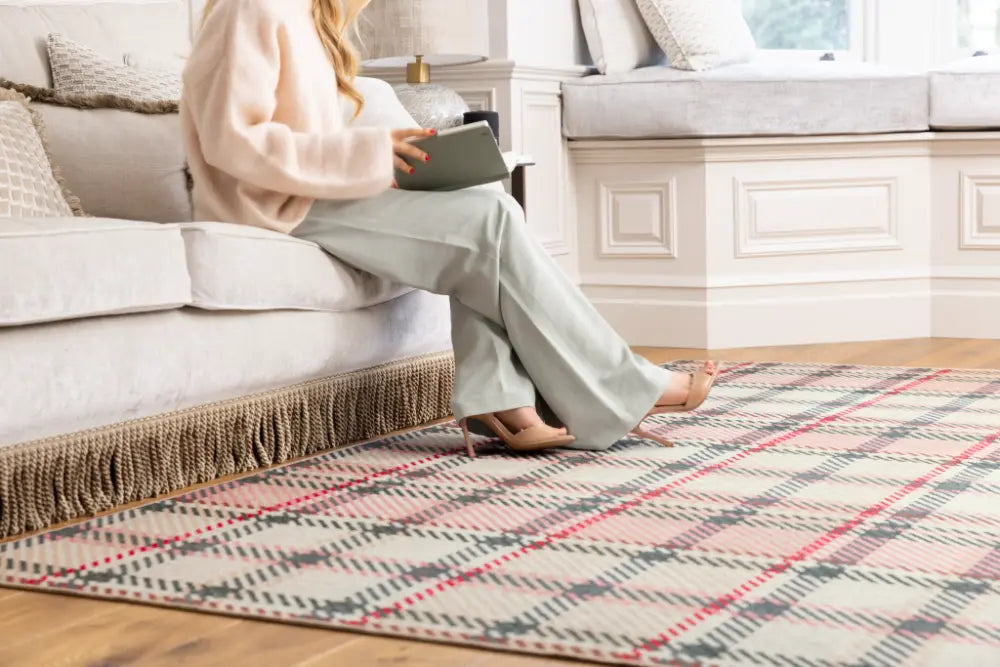 Isla Plaid Pink Washable
