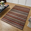 Oriental Weavers portland 2525 n brown orange Brown, Orange Living Room Geometric Rug.