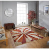 Oriental Weavers portland 3337 e Beige, Ivory, Orange Living Room Geometric Rug.