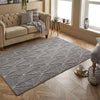 Oriental Weavers portland 750 n Grey, Cream Living Room Geometric Rug.