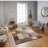 Oriental Weavers portland 8425 d Brown, Beige Living Room Geometric Rug.