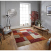 Oriental Weavers portland 8425 r Beige, Multicoloured, Orange, Red Living Room Geometric Rug.