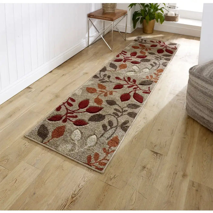 Oriental Weavers portland 1096 m Brown, Beige, Red Living Room Geometric Rug.
