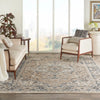 Nourison quarry qua05 grey beige Grey, Beige Living Room Moroccan Rug.