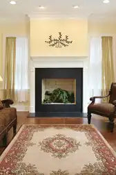 Oriental Weavers royal indian cream rose Ivory, Pink Living Room Wool Rug.