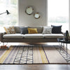 Scion scion hand tufted raita taupe 24701 Grey, Multicoloured Living Room Wool Rug.