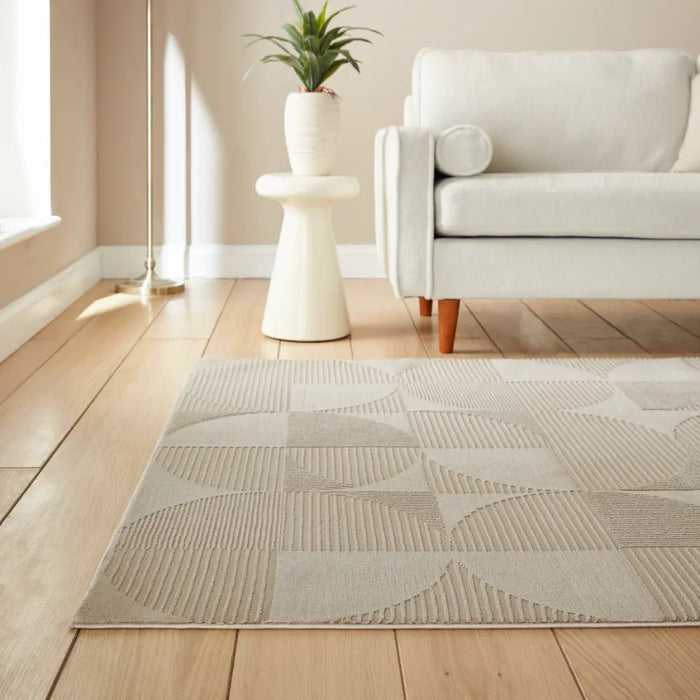 Catherine Lansfield Retro Circles Natural