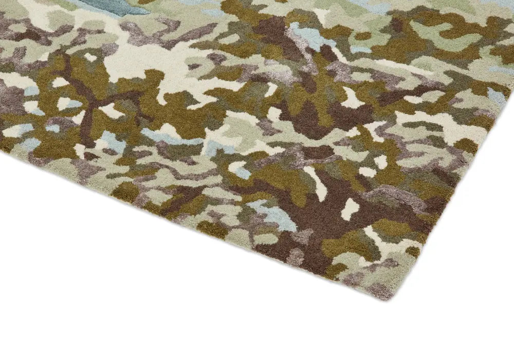 Sanderson Ancient Canopy Fawn/Olive Green 146701 Rug