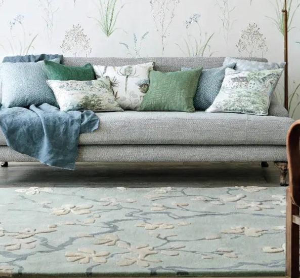Sanderson Anthea China Blue 47107 Rug