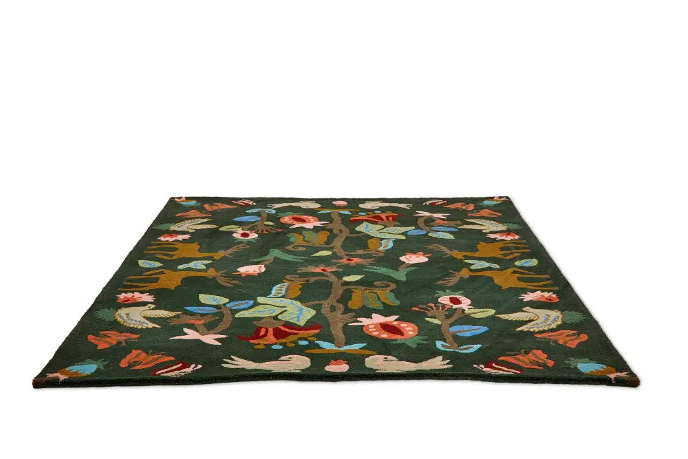 Sanderson Forest of Dean Forest Green 146907 Rug
