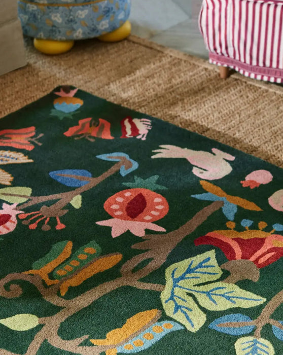 Sanderson Forest of Dean Forest Green 146907 Rug