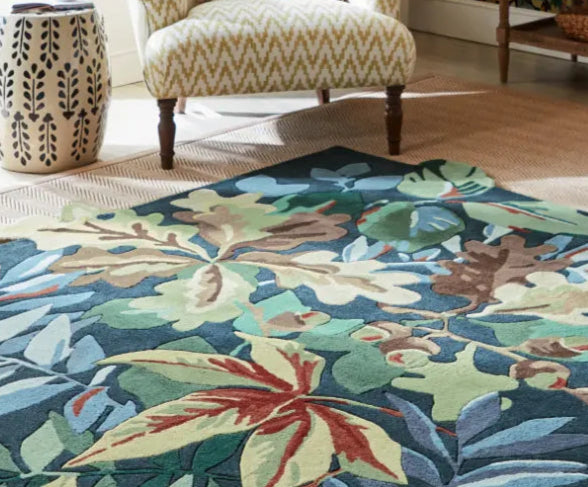 Sanderson Robins Wood Forest Green 146508 Rug