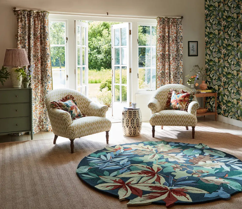 Sanderson Robins Wood Forest Green 146508 Rug